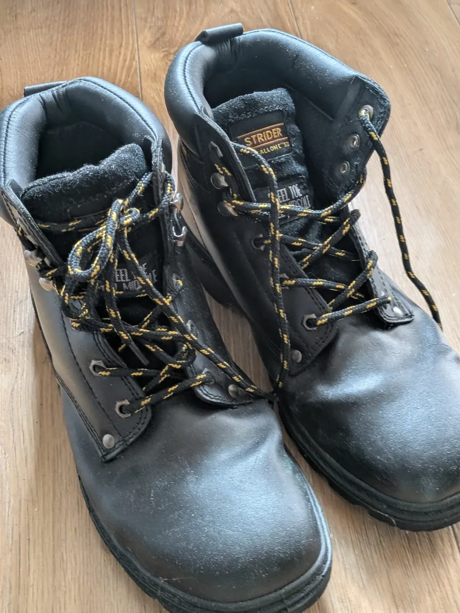 Strider steel toe boots - Image 1