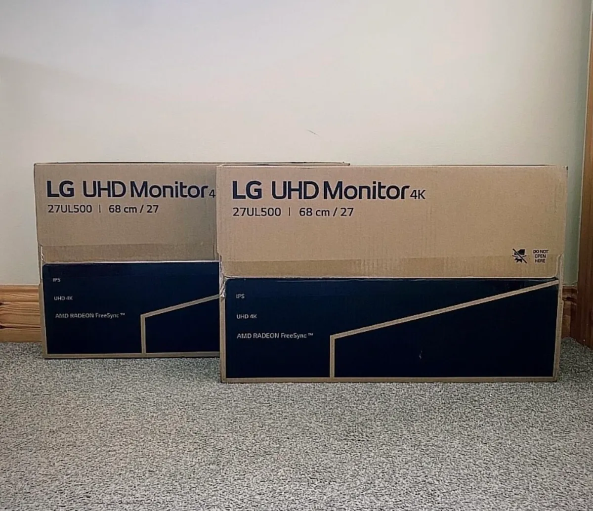 LG 4K 27” Monitors - Image 1
