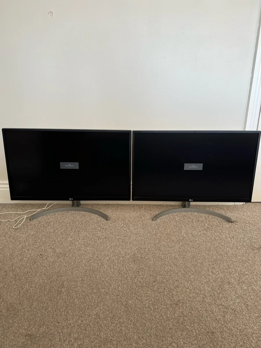 LG 4K 27” Monitors - Image 2