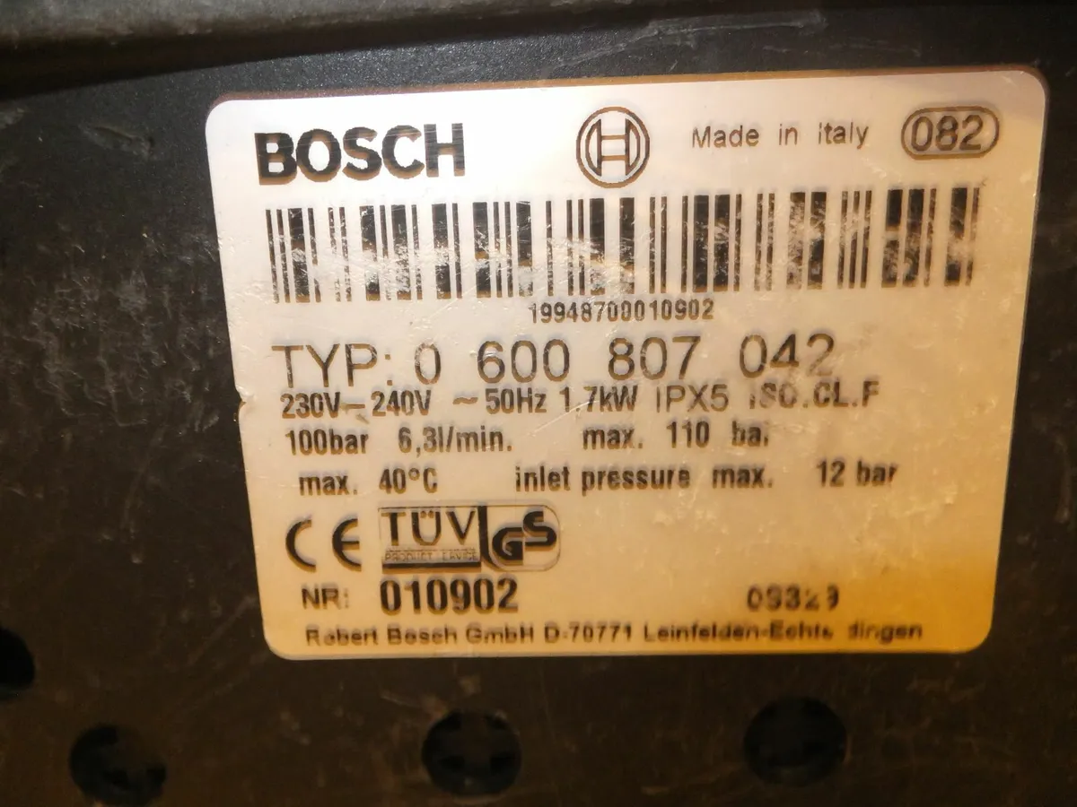 Bosh Power Washer - Image 2