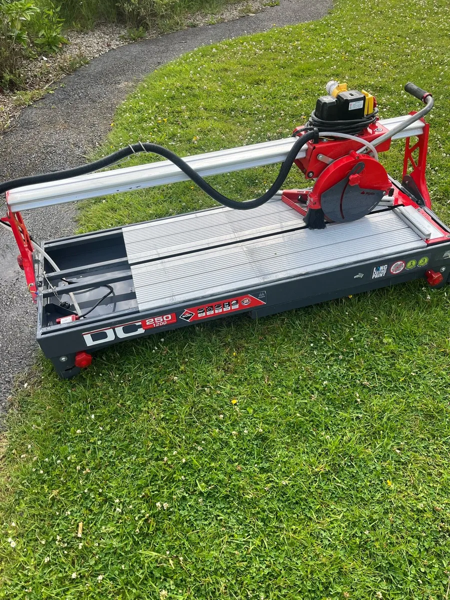 Rubi dc 250 1200mm tile wetsaw cutter - Image 1