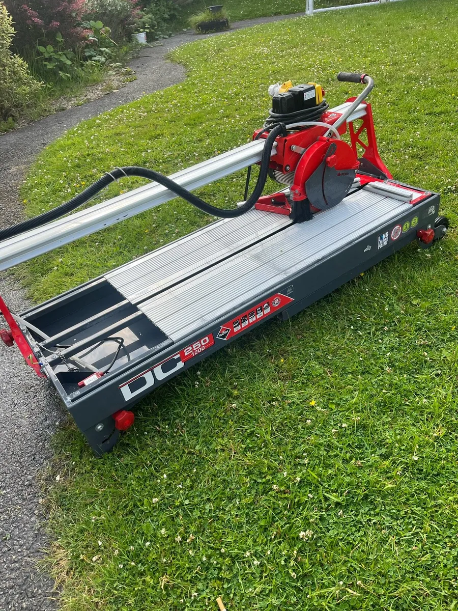 Rubi dc 250 1200mm tile wetsaw cutter - Image 2