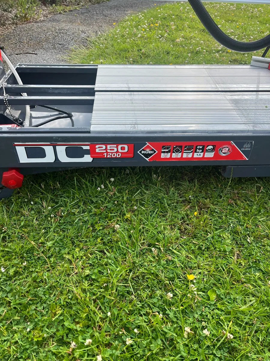 Rubi dc 250 1200mm tile wetsaw cutter - Image 4