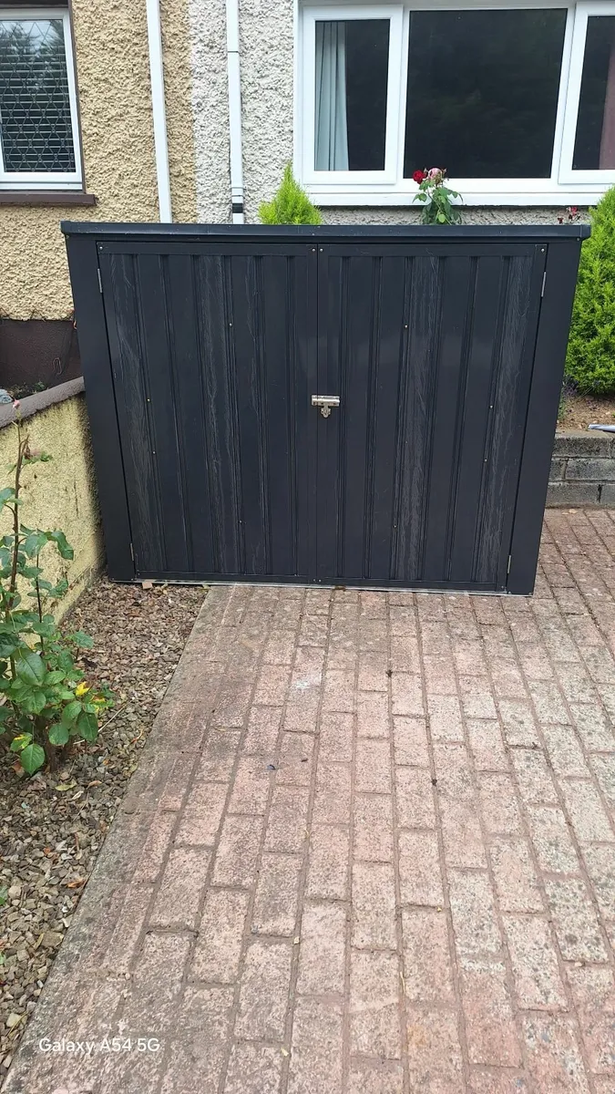 Brand New: Wheelie Bin Storage Cover 2 Bay - Image 1