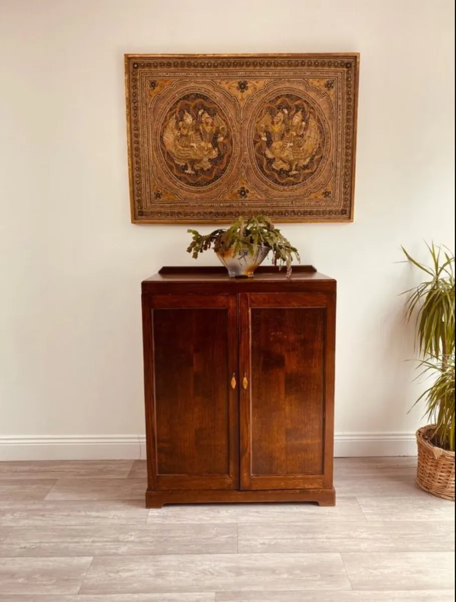 Vintage Cupboard Storage Linen Press - Image 1