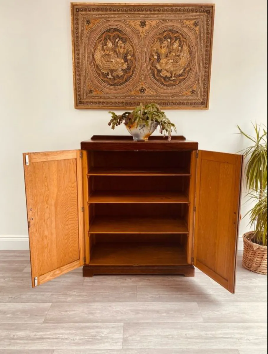 Vintage Cupboard Storage Linen Press - Image 2