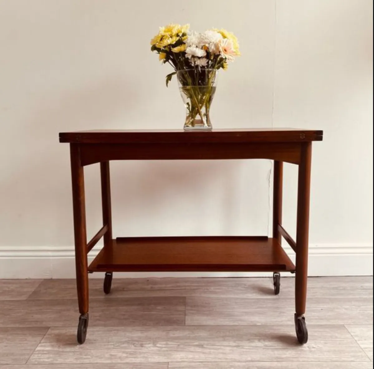 Mid Century Trolley Small Side Table - Image 1