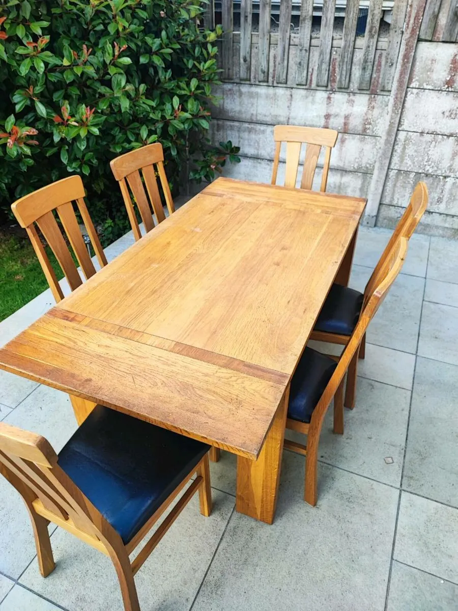 Kitchen table 6 chairs - Image 1
