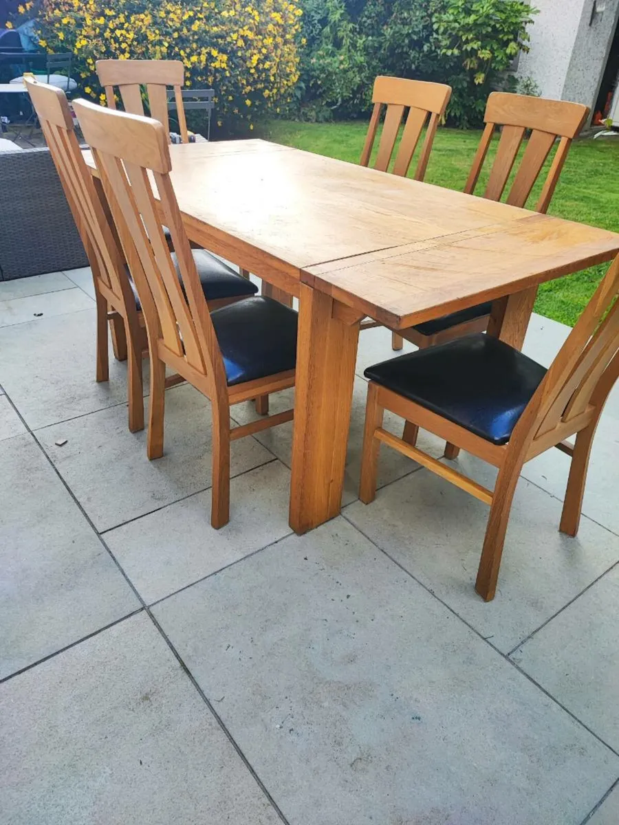 Kitchen table 6 chairs - Image 2