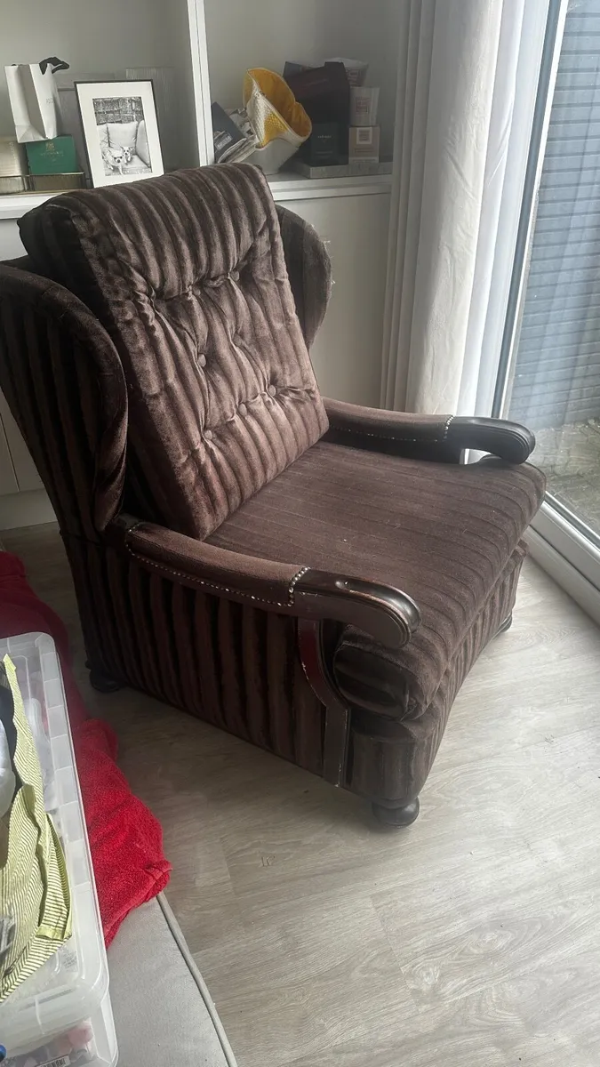 Reupholstered Armchair - Image 1