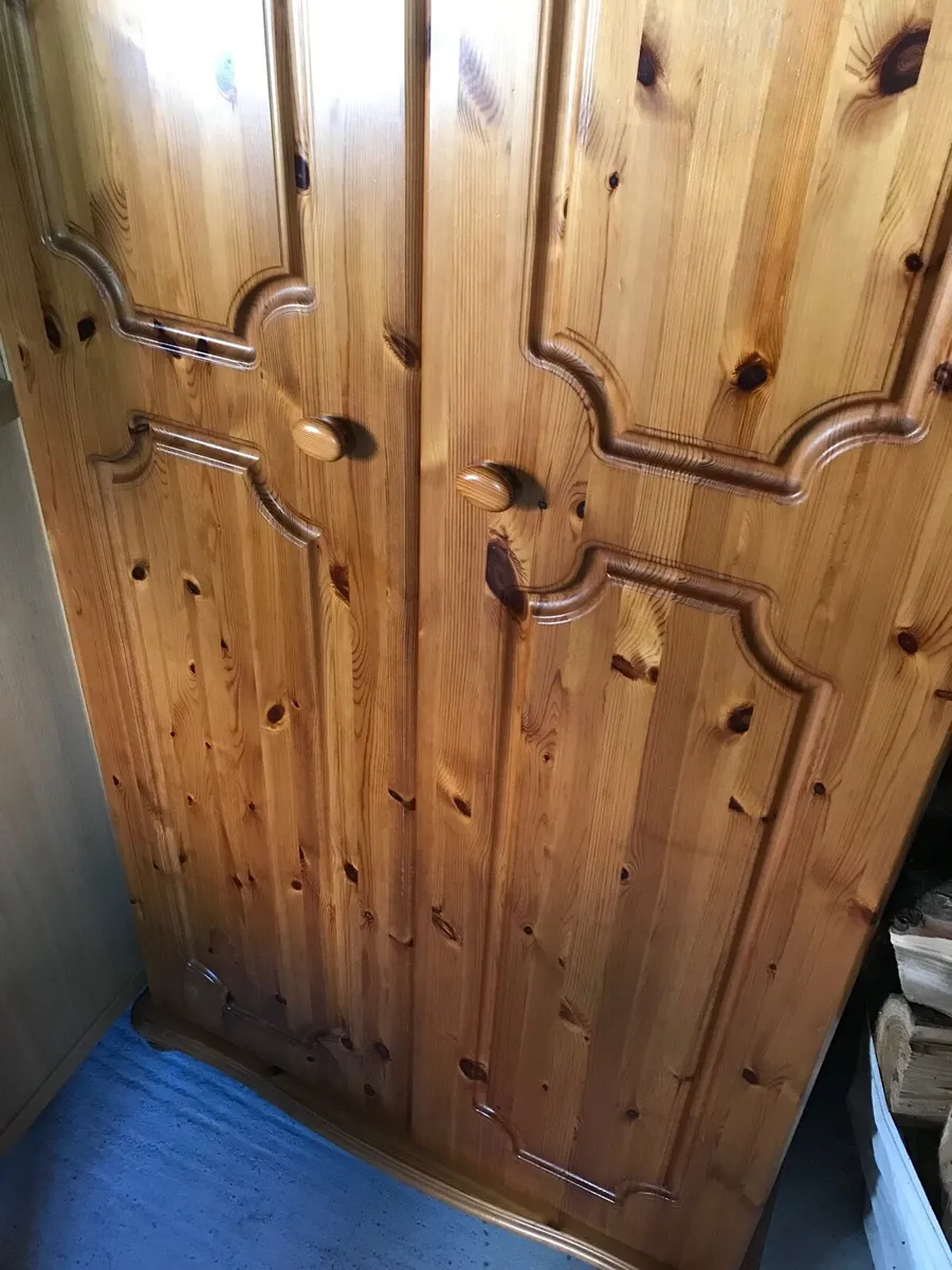 Solid Pine double wardrobe - Image 1