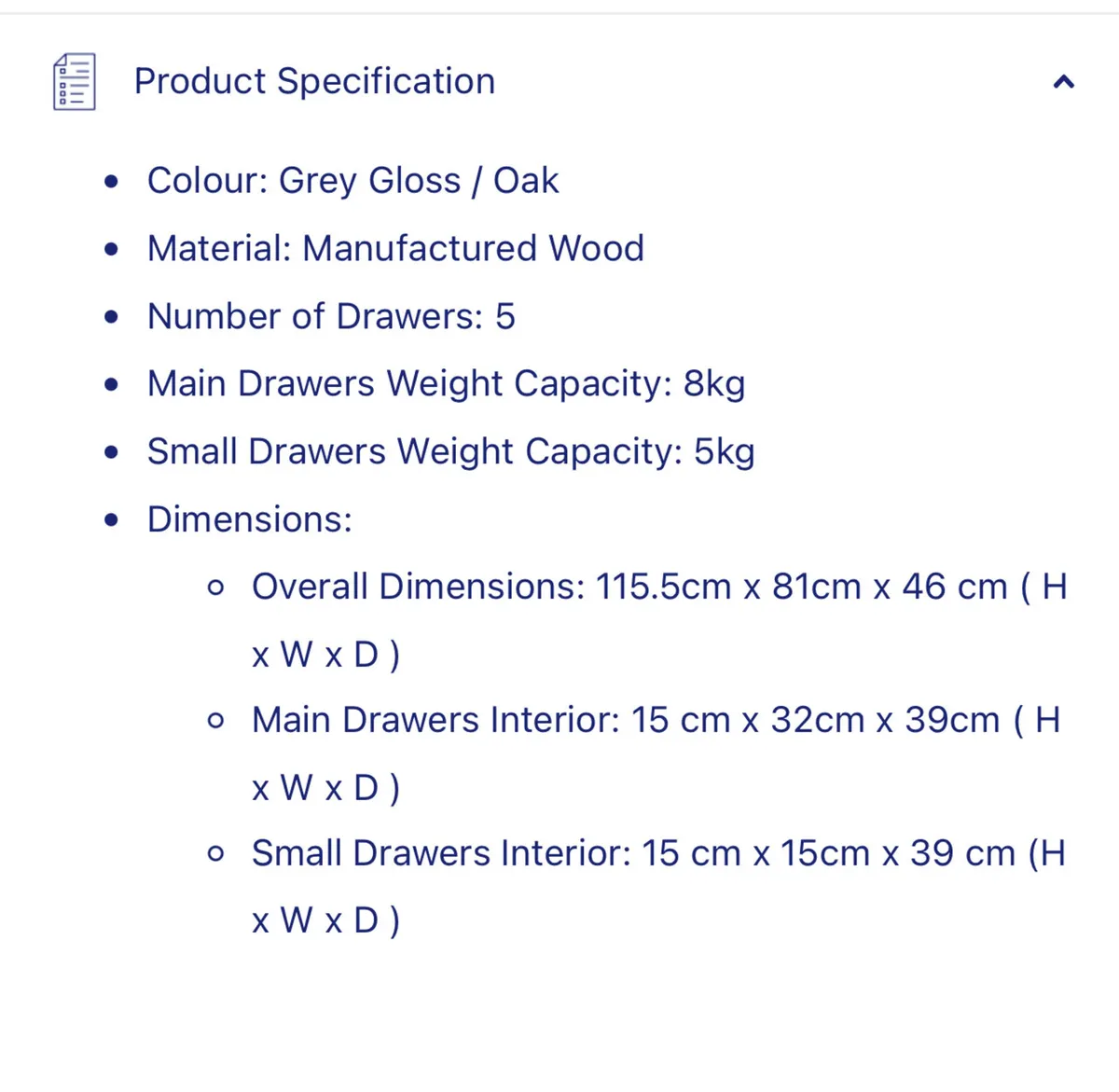 Chest of drawers - Image 2