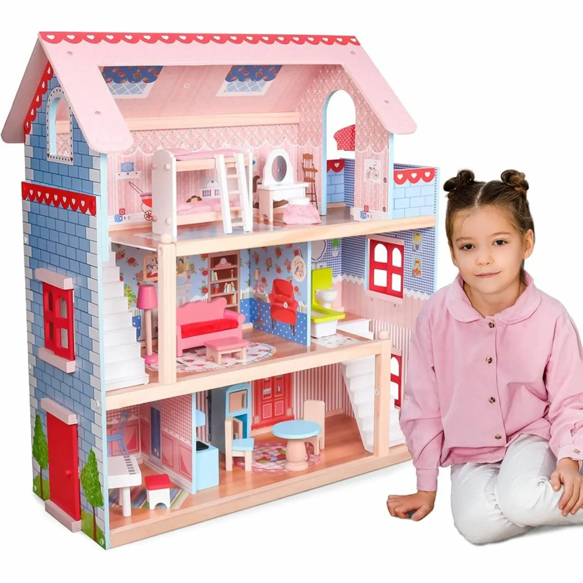TOYZ LARGE DOLLS HOUSE - FREE DELIVERY