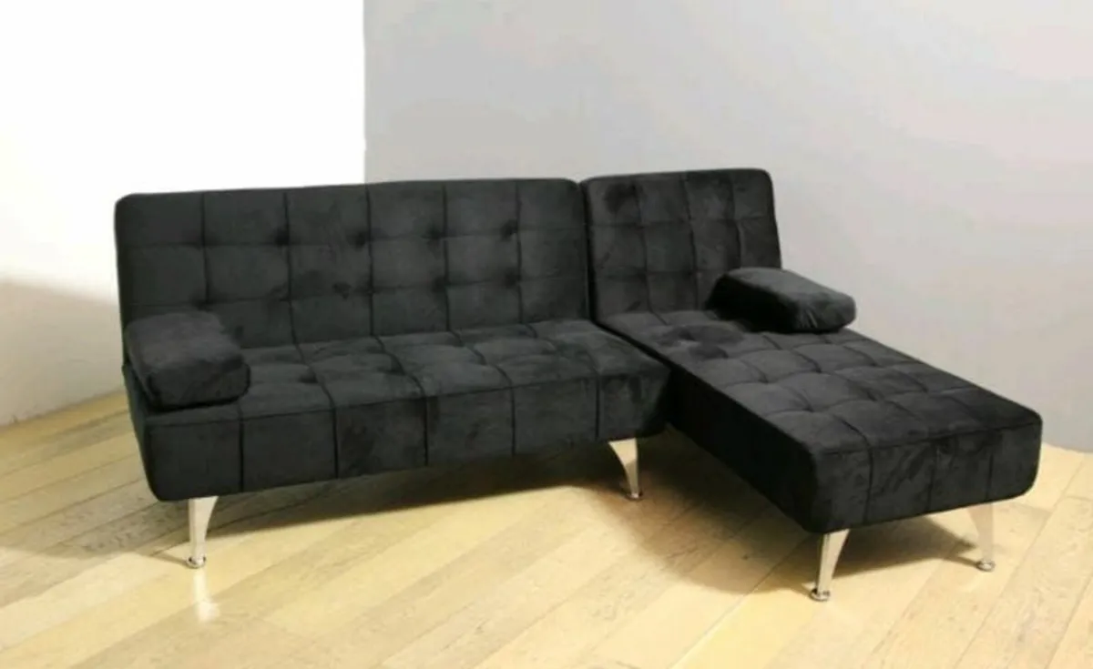 ✅ Nordic Comfort – Chaise Sofa Turns into Bed - Image 3