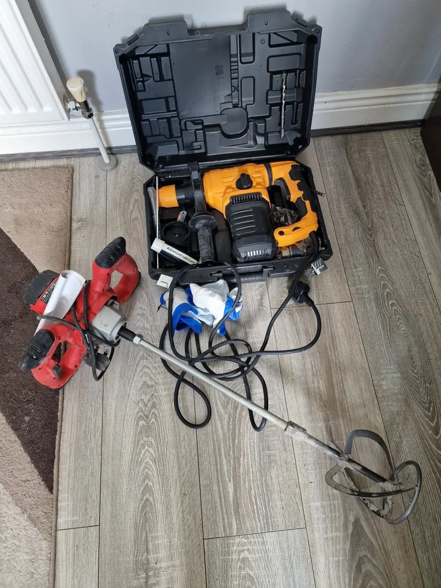 Sds hammer action drill/electric mixer - Image 1