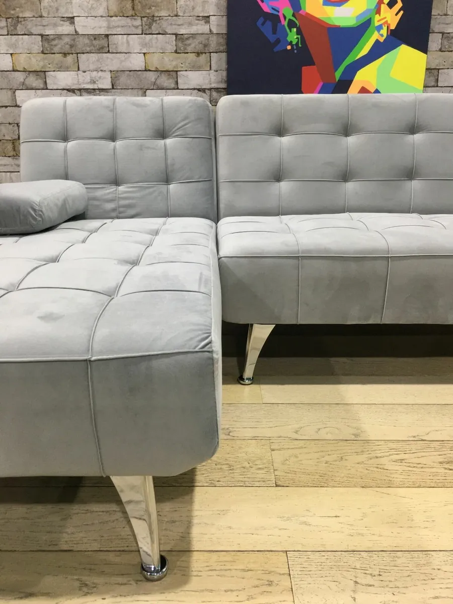 ✅ Sleek & Snug – Nordic Sofa Bed with Chaise - Image 3