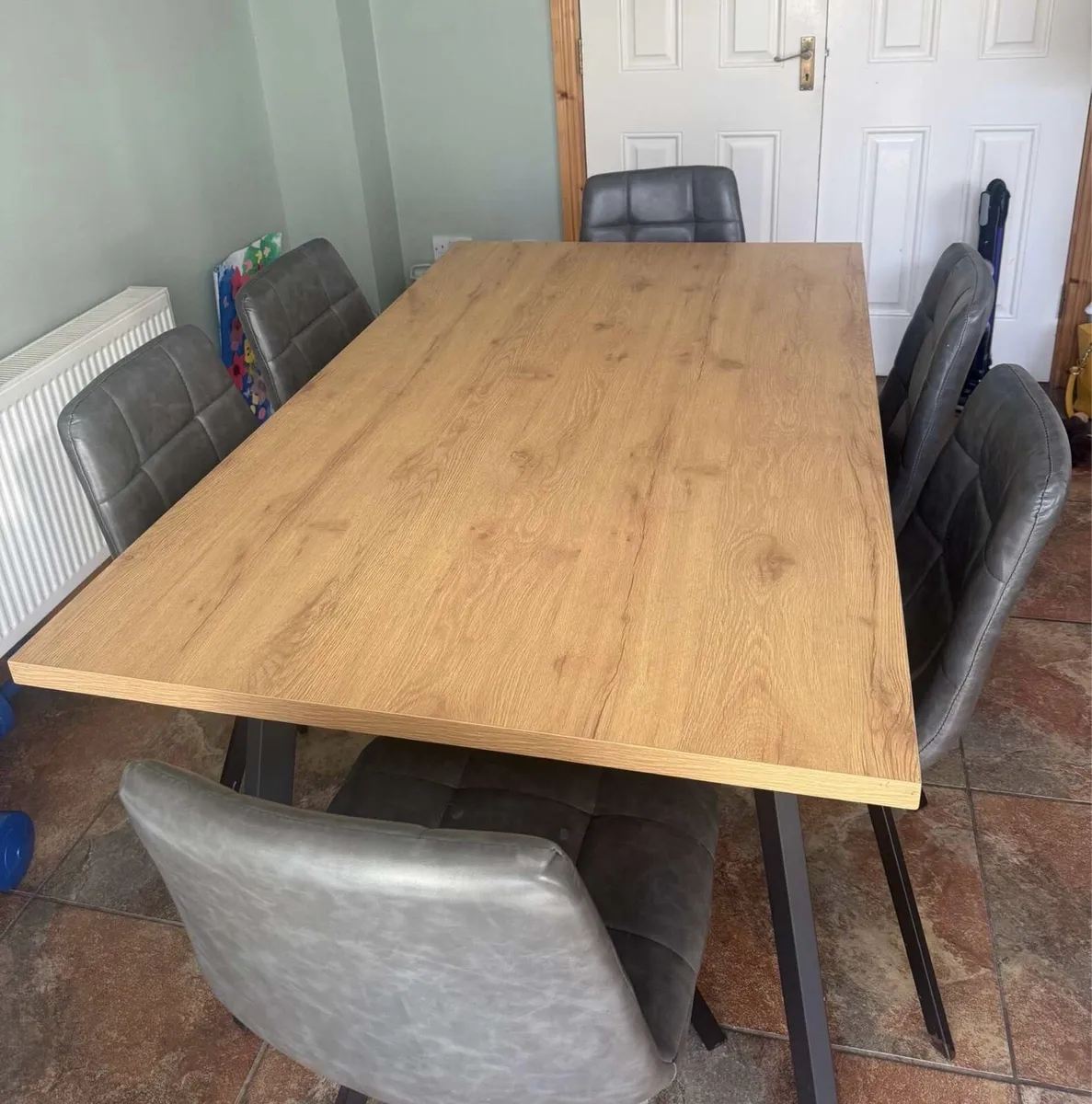 6 Chair dining table - Image 2