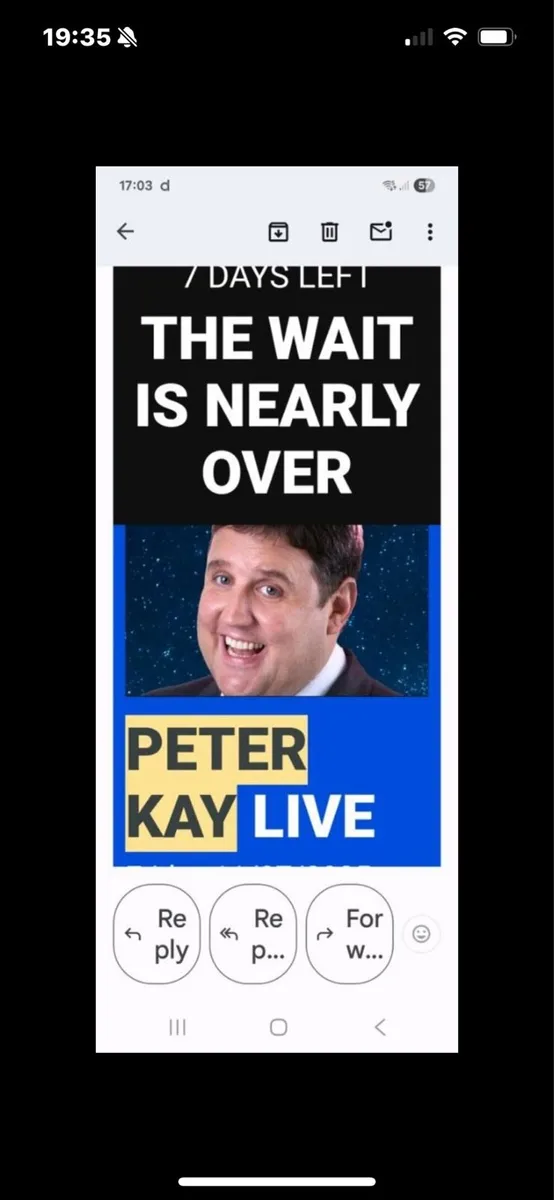 Peter Kay tickets - Image 1