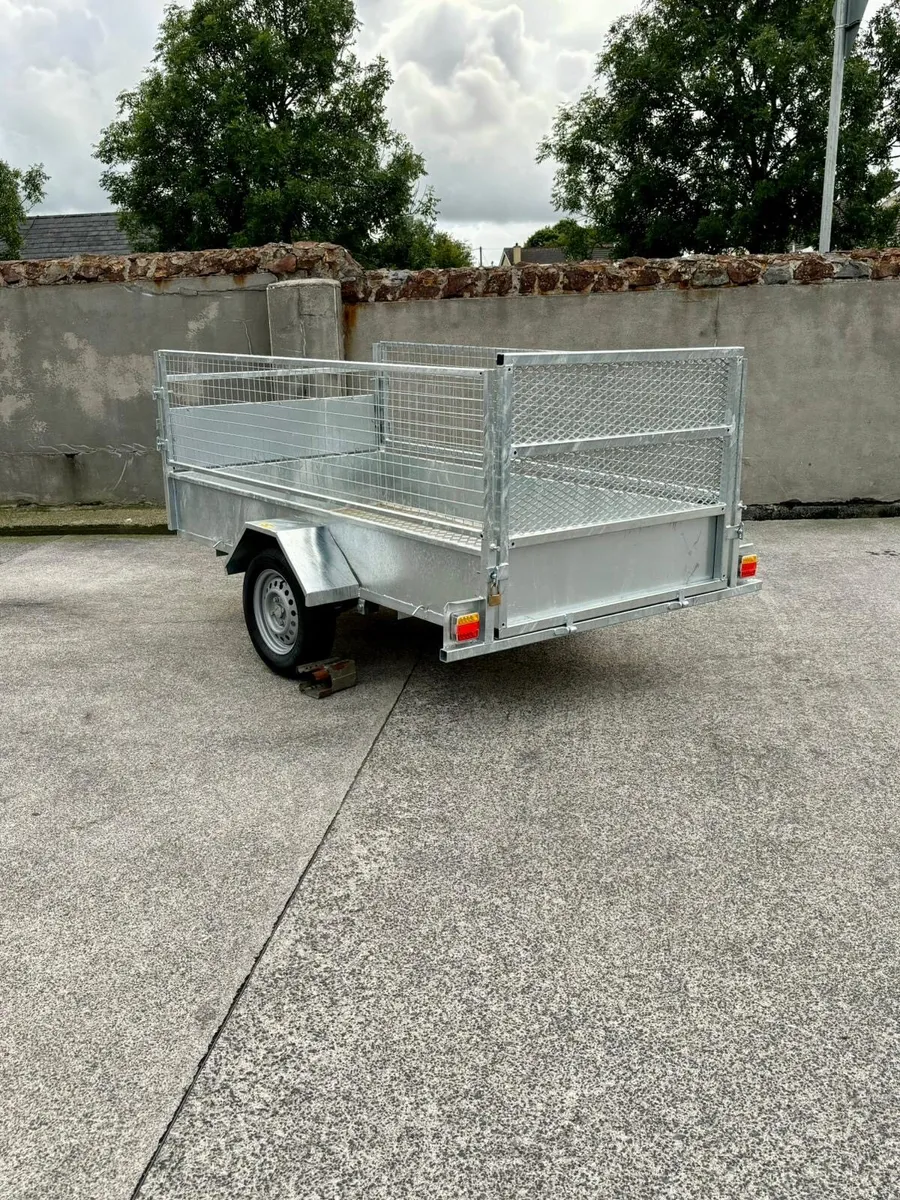 New 8x4 galvanised single axle trailer - Image 2