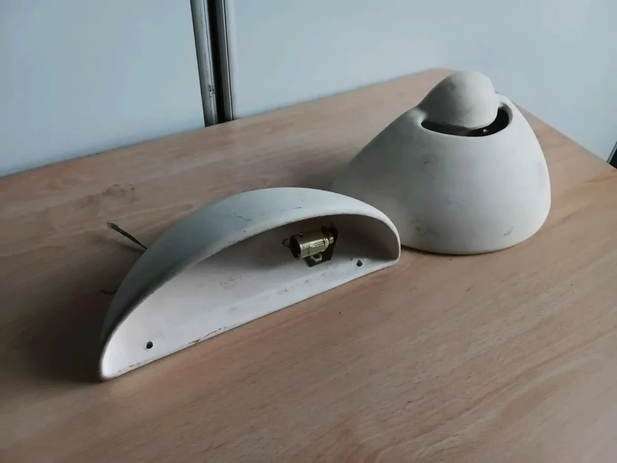 Vector Unglazed Ceramic Wall Washer Wall Light X2 - Image 2