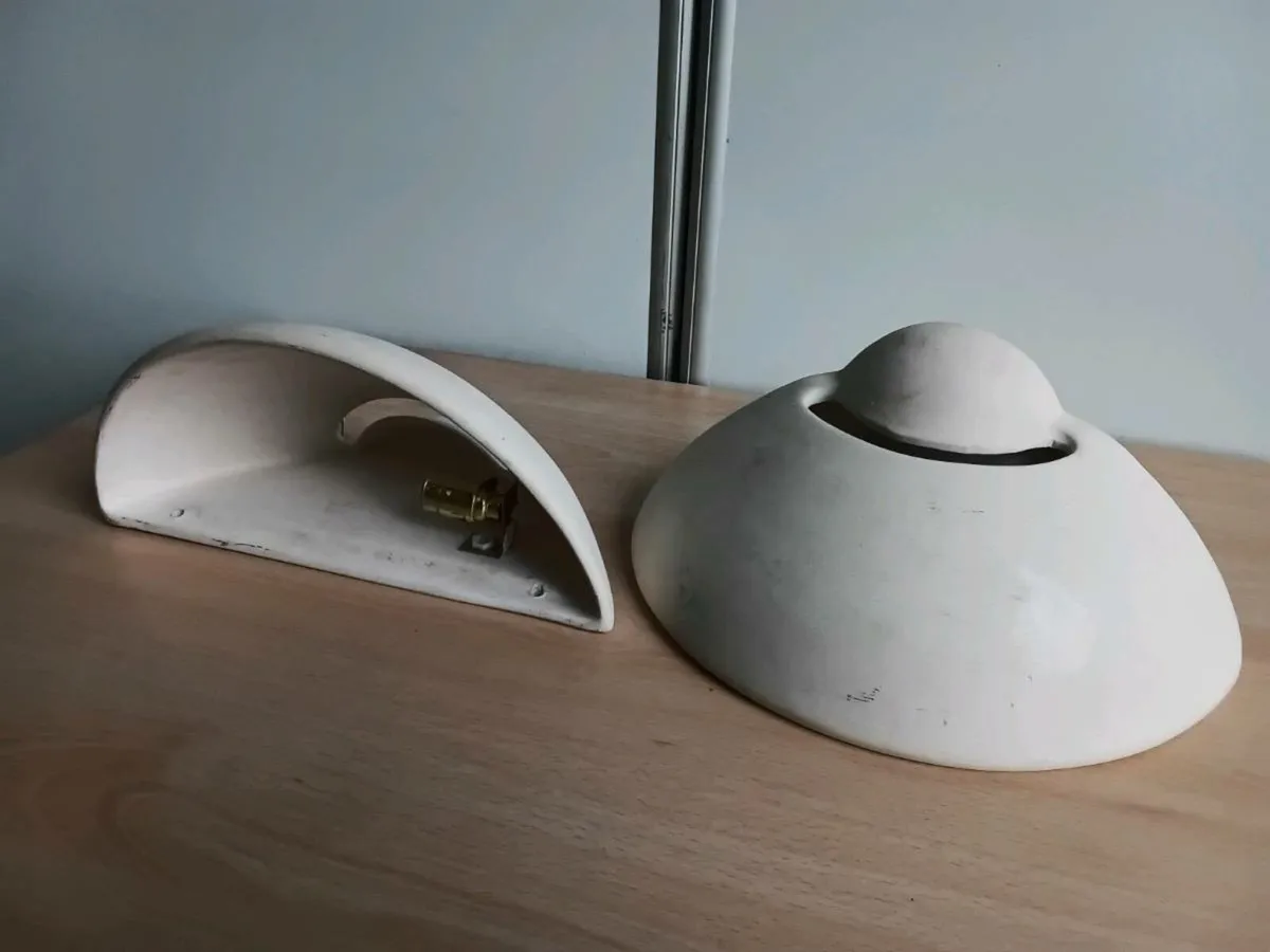 Vector Unglazed Ceramic Wall Washer Wall Light X2 - Image 3