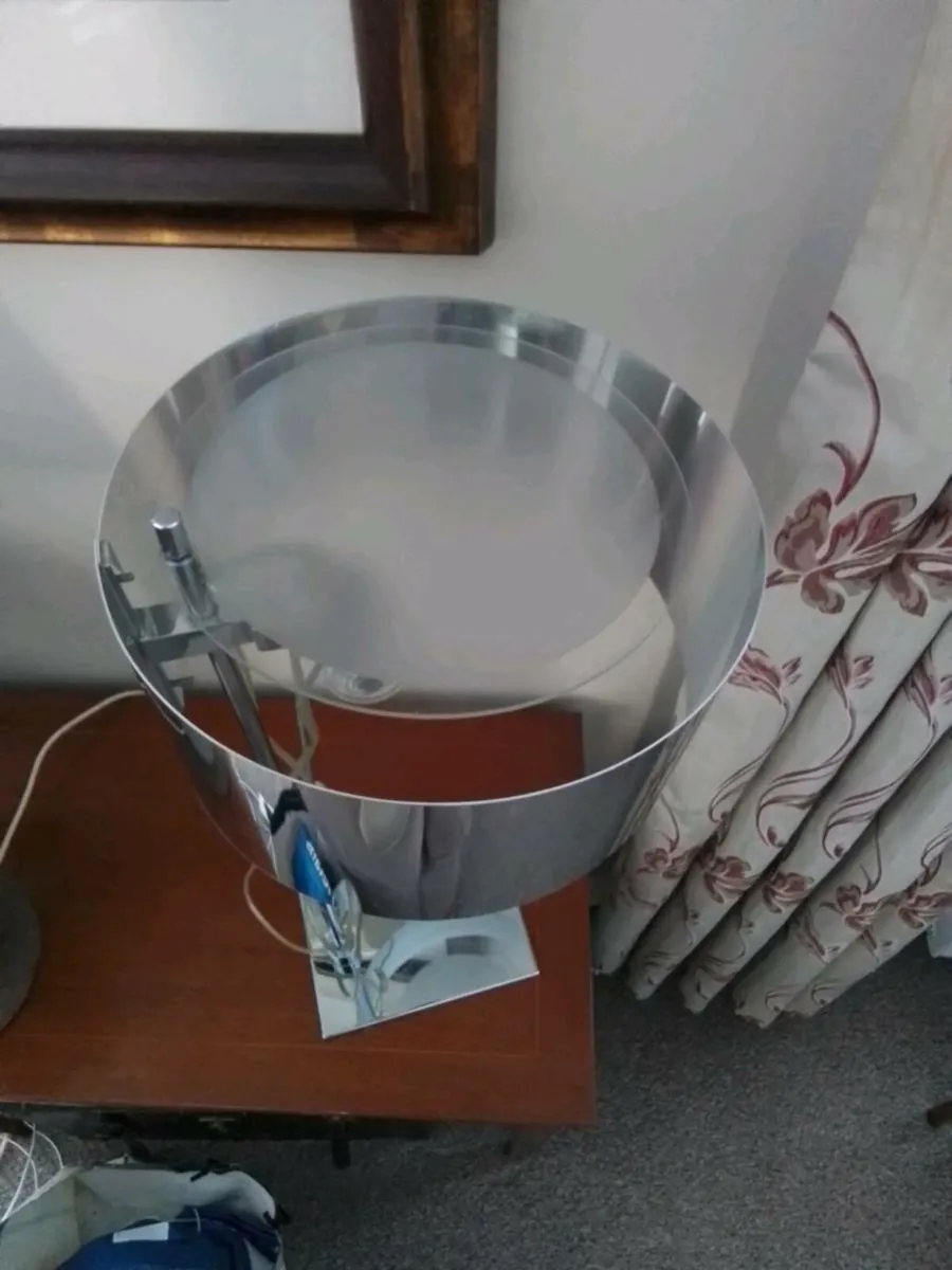 Two tall modern table lamps - Image 1