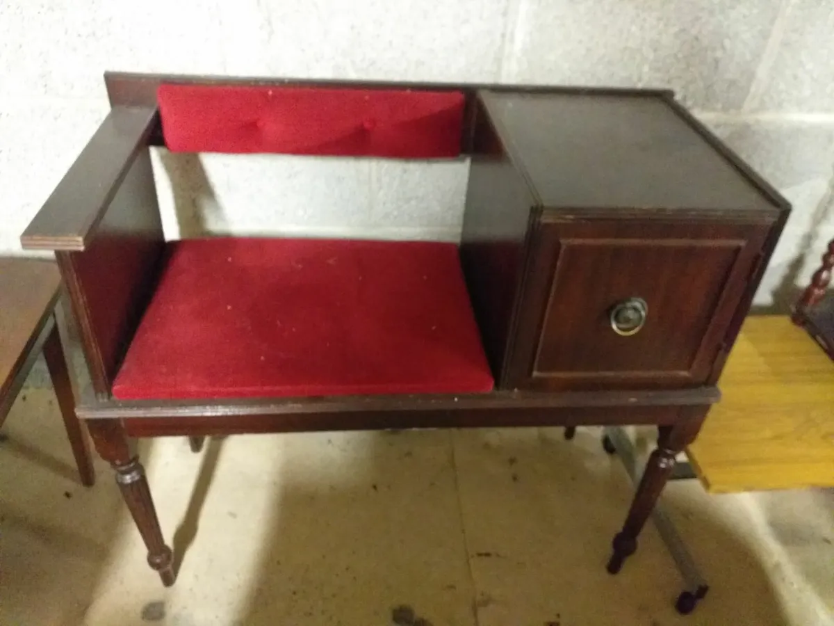 Old telephone seats only €20 each - Image 1