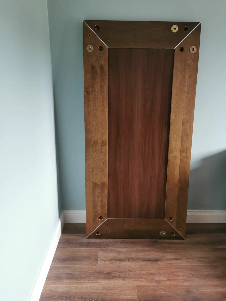 Large Fullbody Mirror Walnut Veneer - Image 2