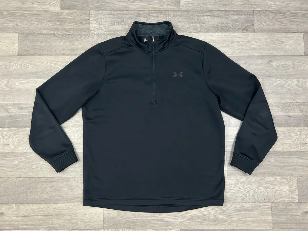 Under Armour Half Zip Golf Jumper Mens Large - Image 1