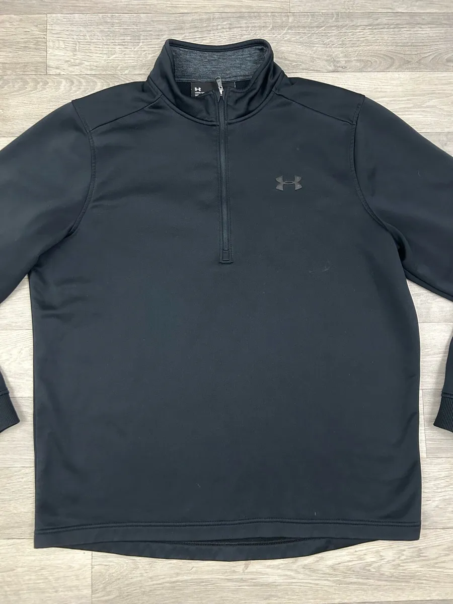 Under Armour Half Zip Golf Jumper Mens Large - Image 2