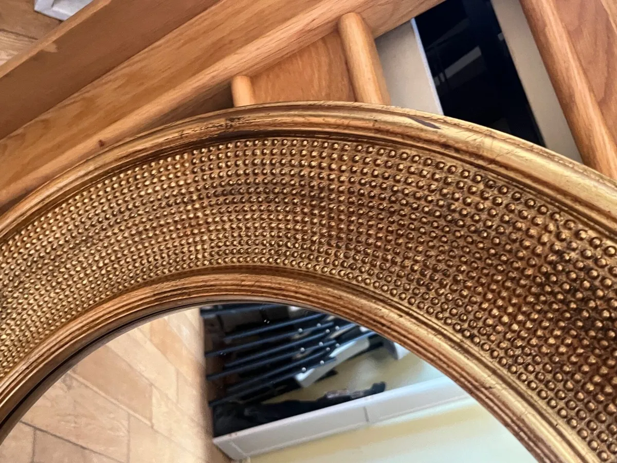 Large Gold Mirror - Image 1