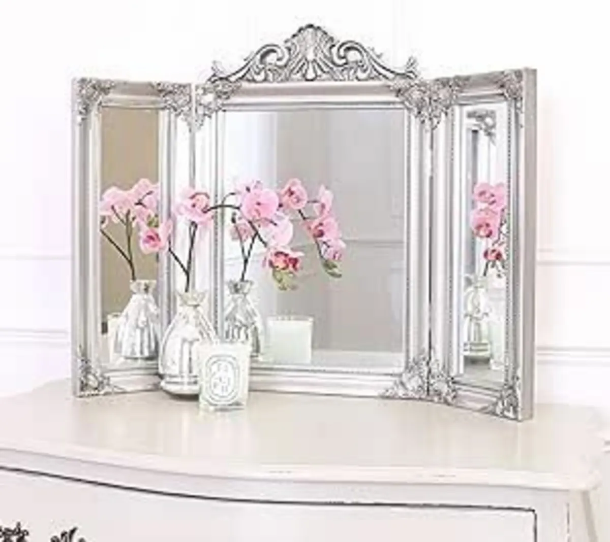 Ella Mirror Tri Fold Dressing Table Mirror - Image 3