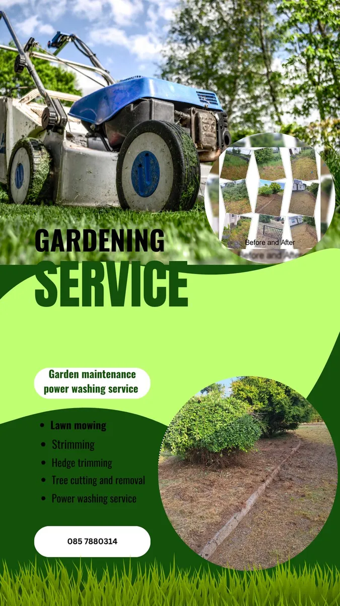 Garden maintenance and power washing service - Image 1