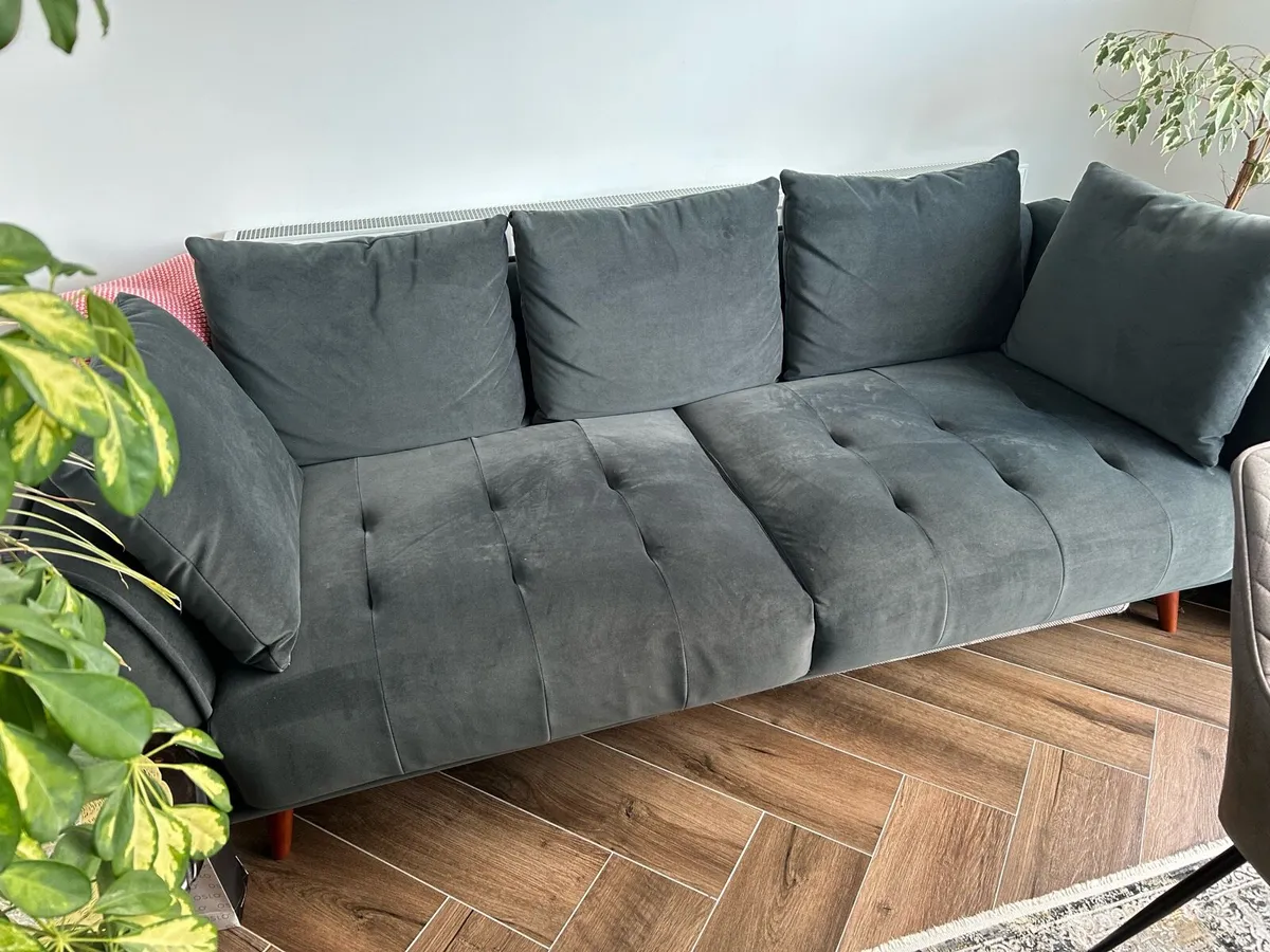 3 Seater Couch and Large Cuddle Chair - Image 2