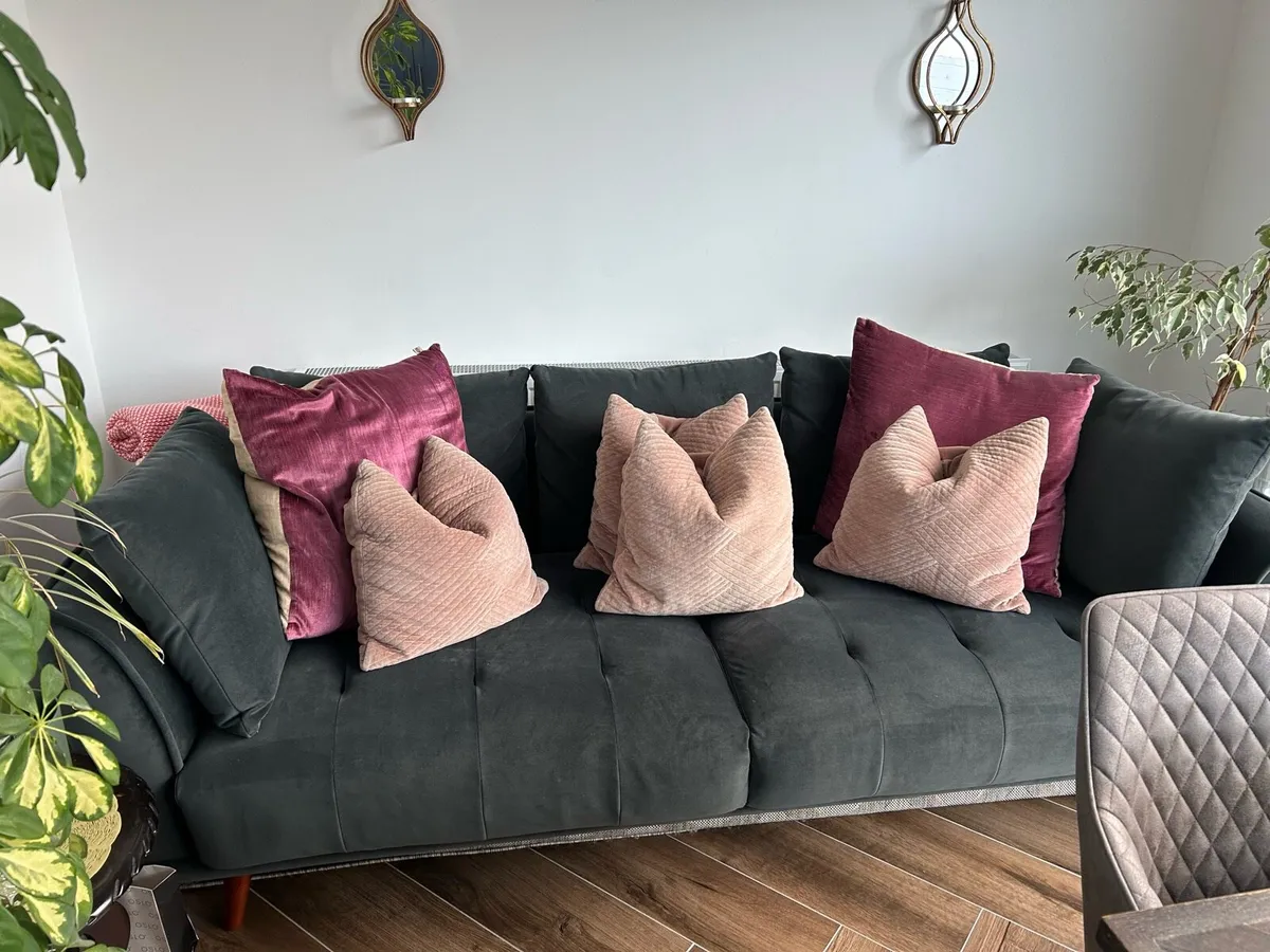3 Seater Couch and Large Cuddle Chair - Image 3