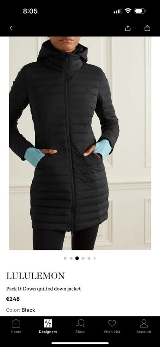 Loulou Lemon Quilted Down Jacket - Image 4