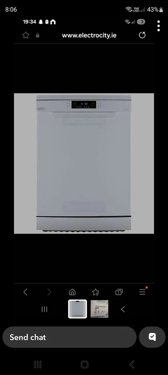 Belling dishwasher brand new in box never opened - Image 1