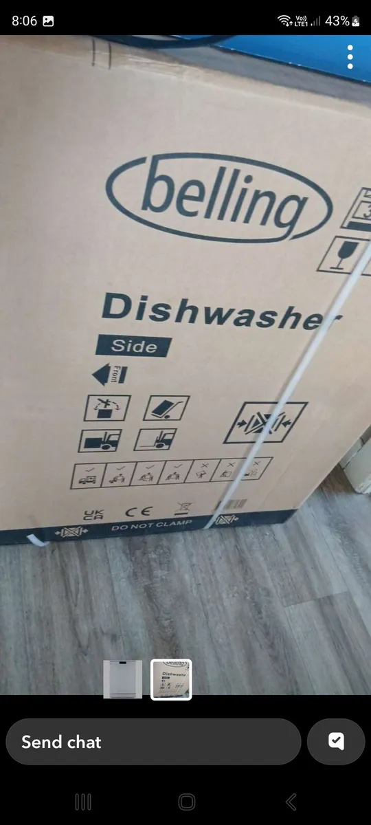 Belling dishwasher brand new in box never opened - Image 2