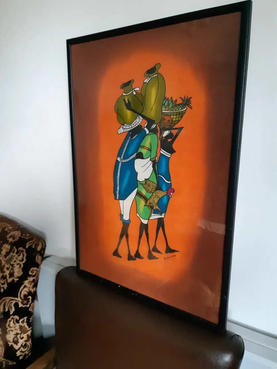 Large Batik Painting - Image 1