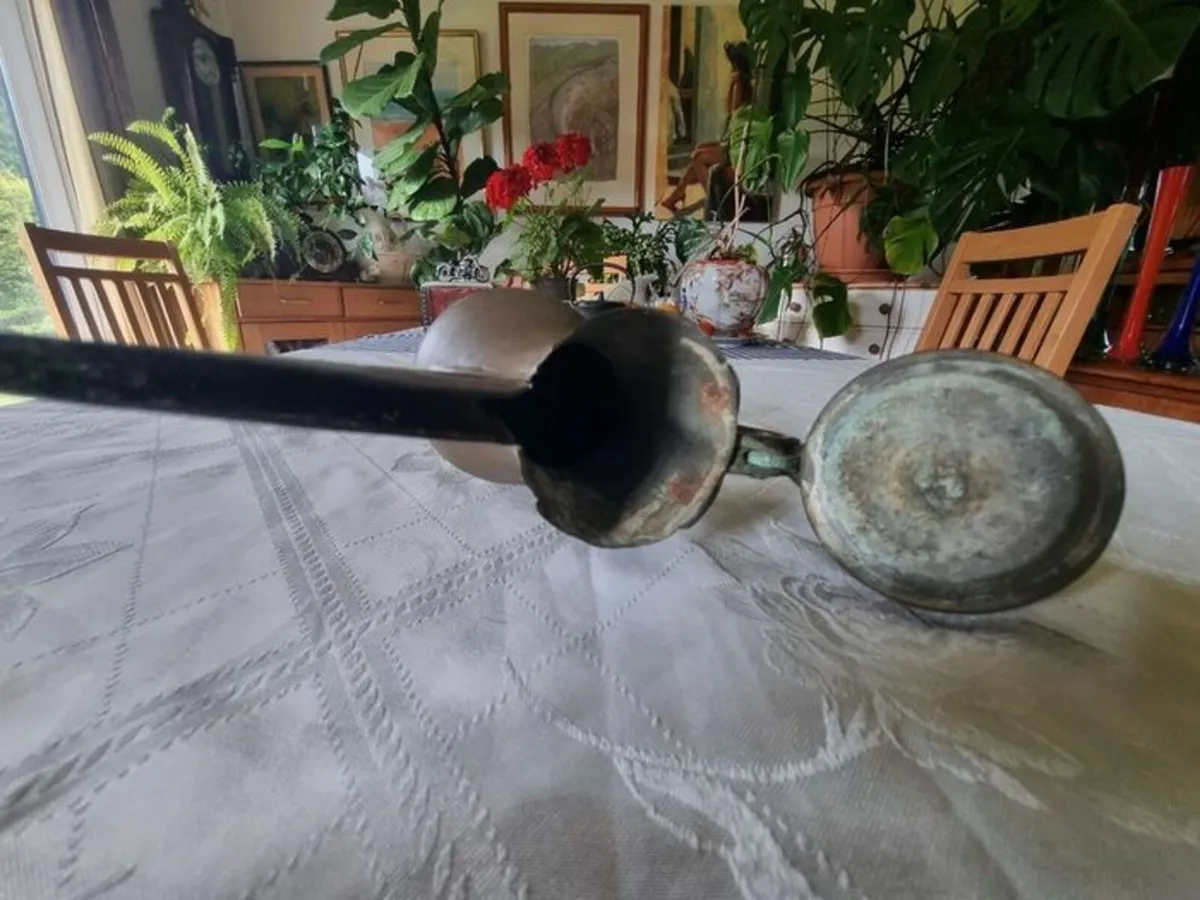 Vintage Brass Dallah Handcrafted Tea Pot Kettle - Image 3