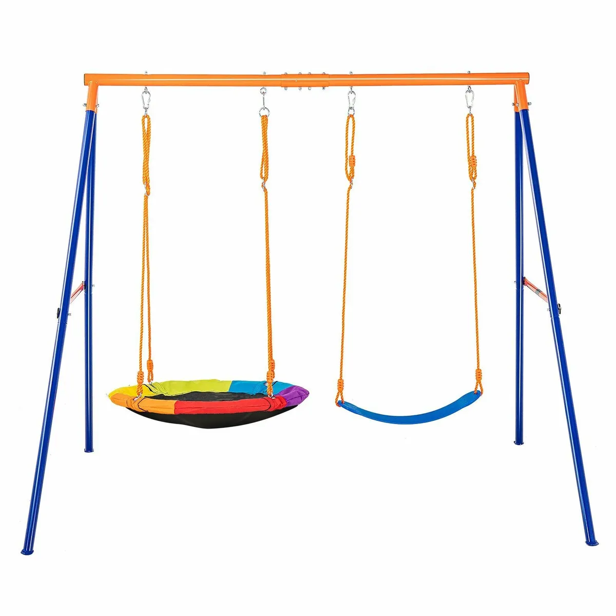 Swing Sets for Backyard 1 Saucer 1 Belt Swing Seat - Image 1