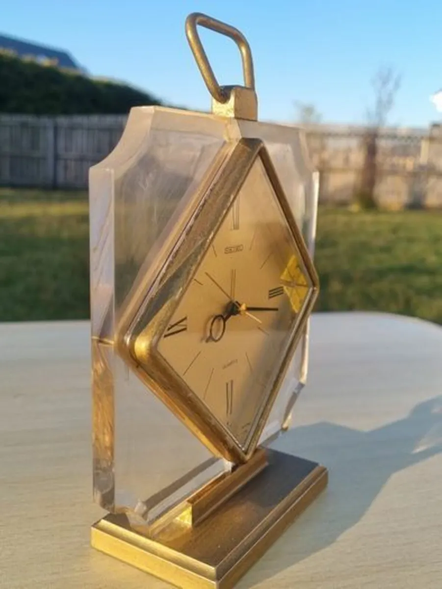 Seiko Quartz Alarm Shelf Desk Clock - Image 3