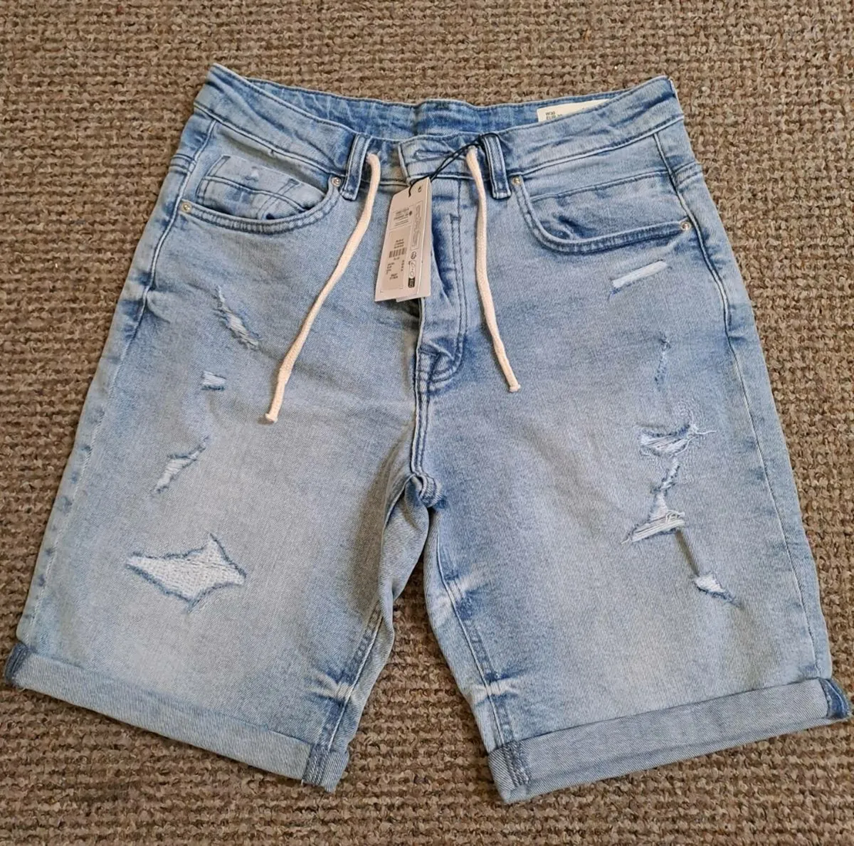 Denim shorts new size 30 - Image 1