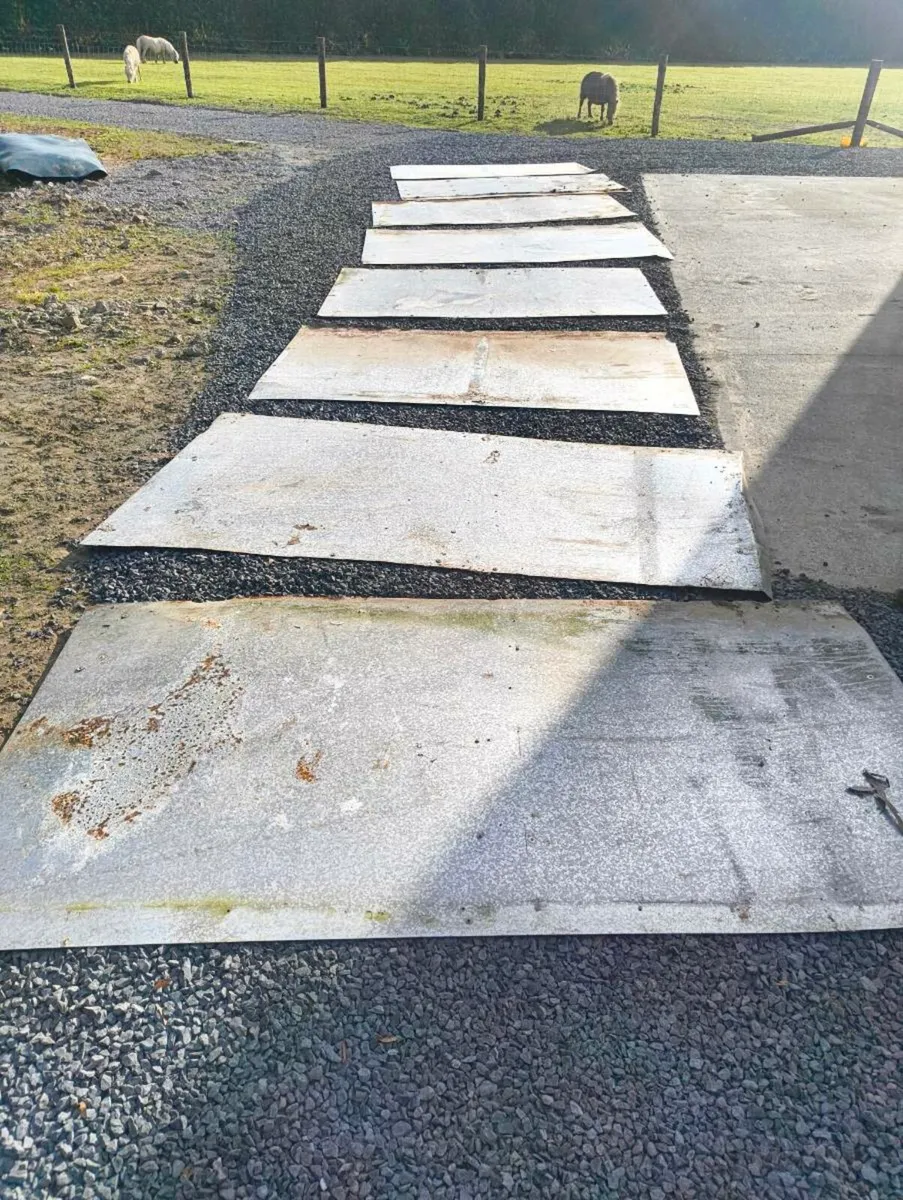 Galvanised sheets flat - Image 1