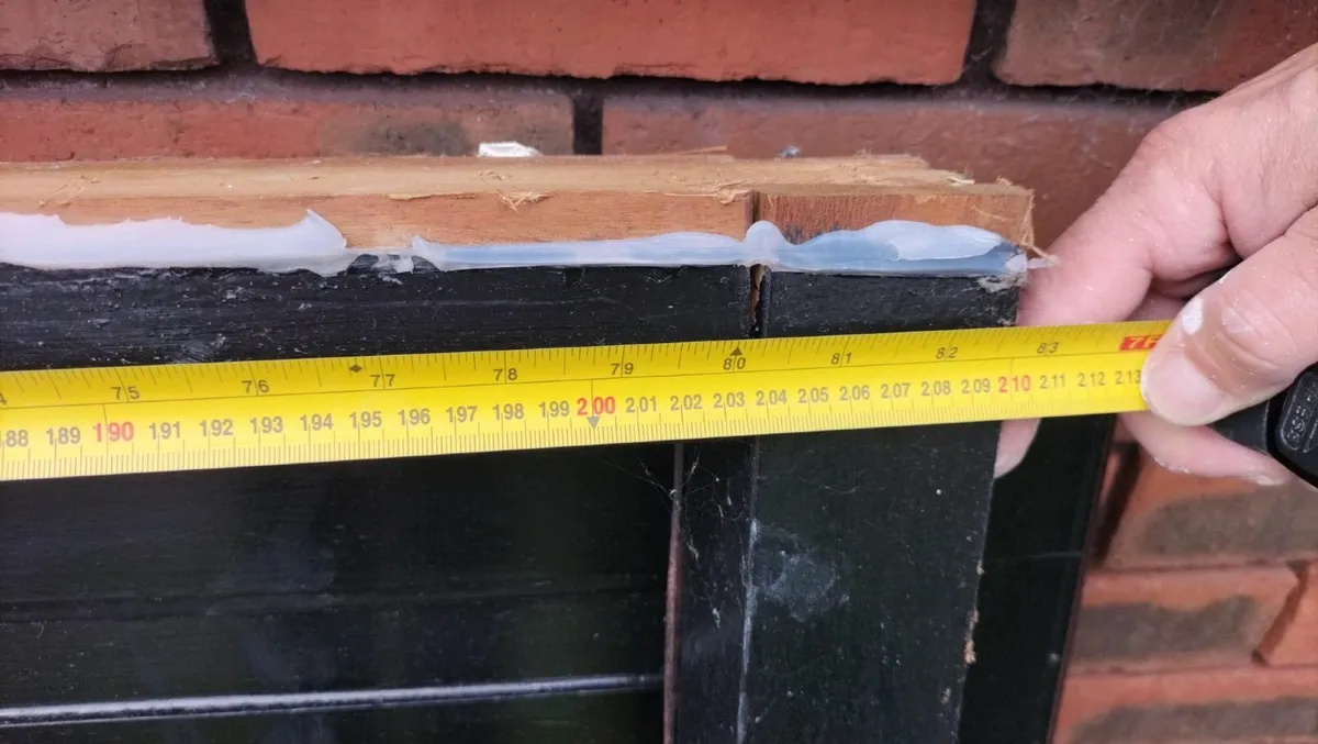 Timber door in frame - Image 3