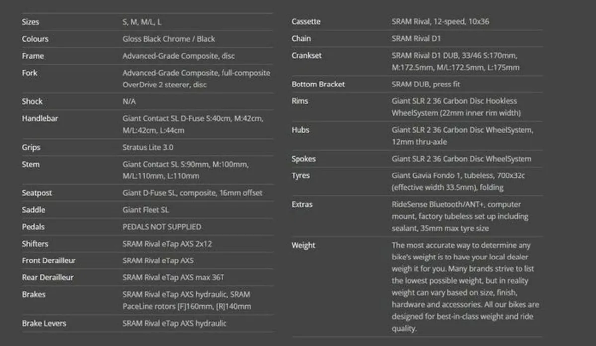 Giant Defy Advanced Pro 2 AX - Image 2