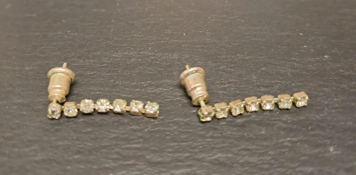 Earrings hanging diamonds - Image 1