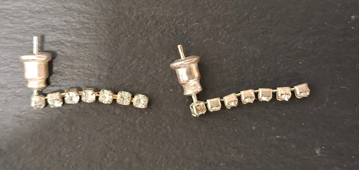 Earrings hanging diamonds - Image 3
