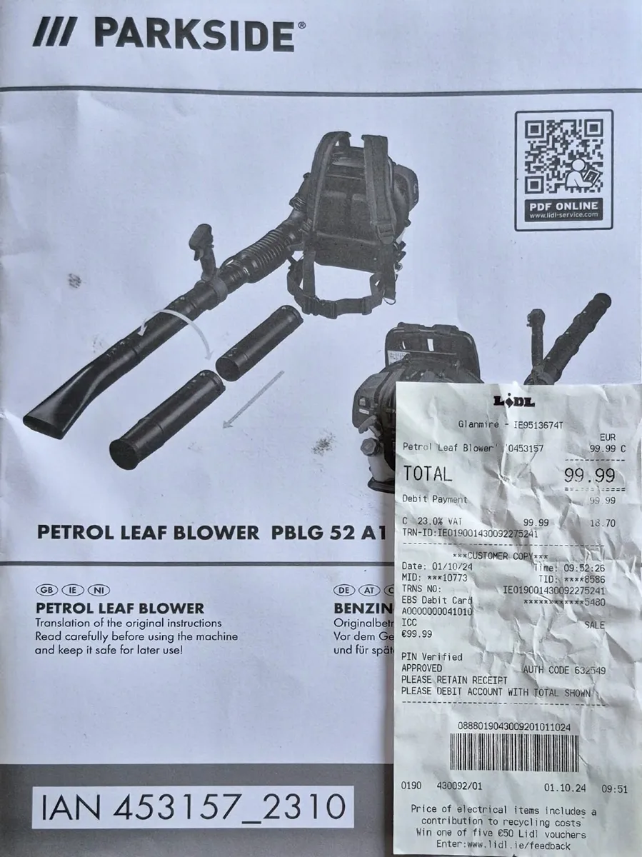 Petrol Leaf Blower - Image 2