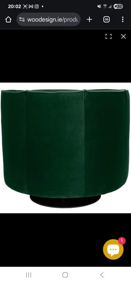 Woo design Flower Lounge Chair - green - Image 2